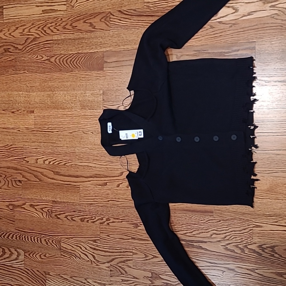 Black Knit Sweater by Anthropologie